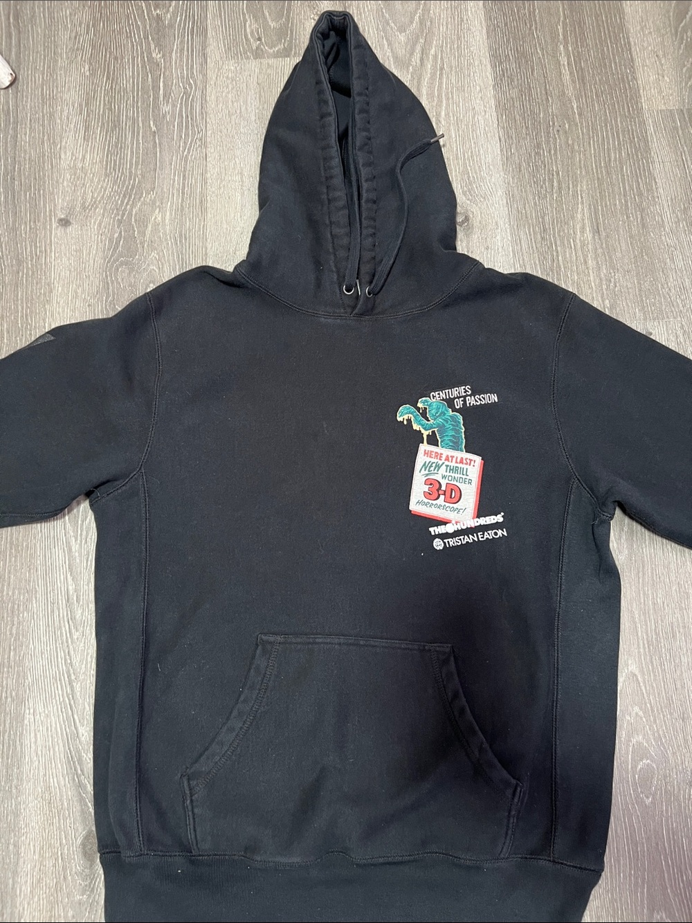The Hundreds × Universal Monsters Creature From The Black Lagoon Hoodie Black - Picture 2 of 10